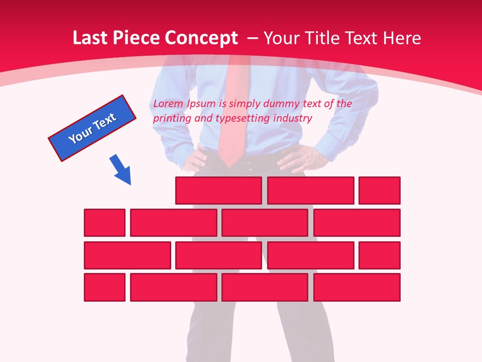 Worker Tie Ceo PowerPoint Template