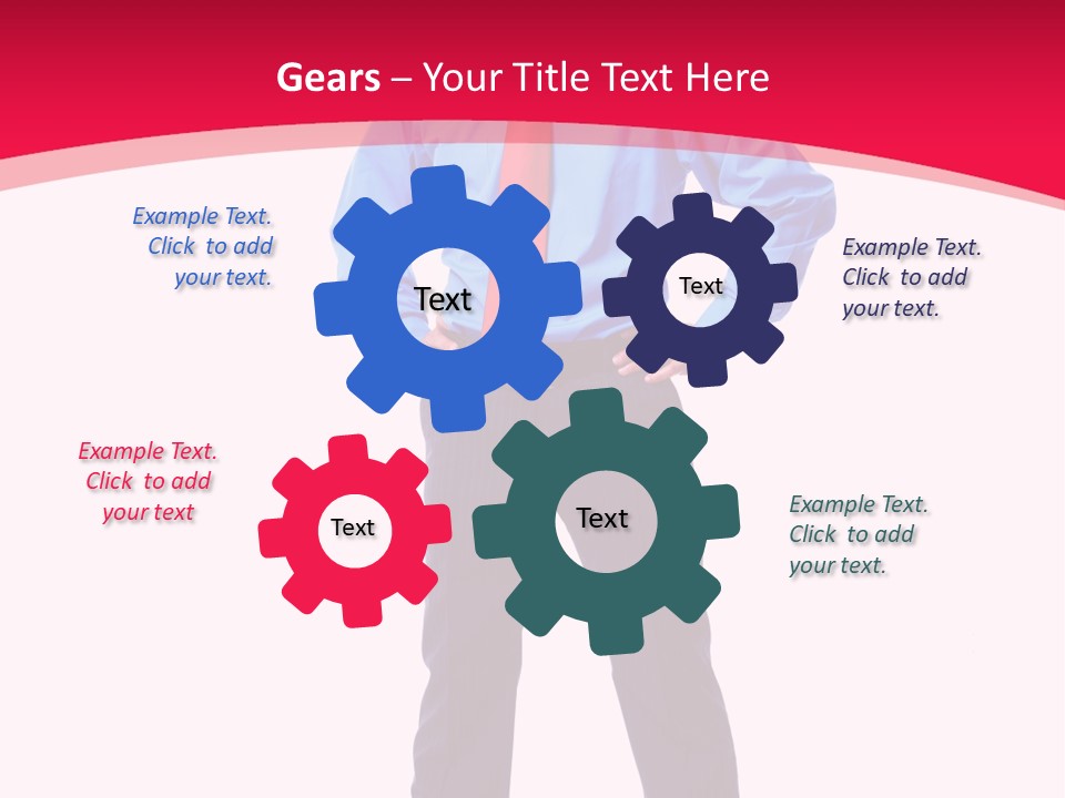 Worker Tie Ceo PowerPoint Template