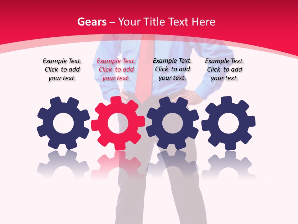 Worker Tie Ceo PowerPoint Template