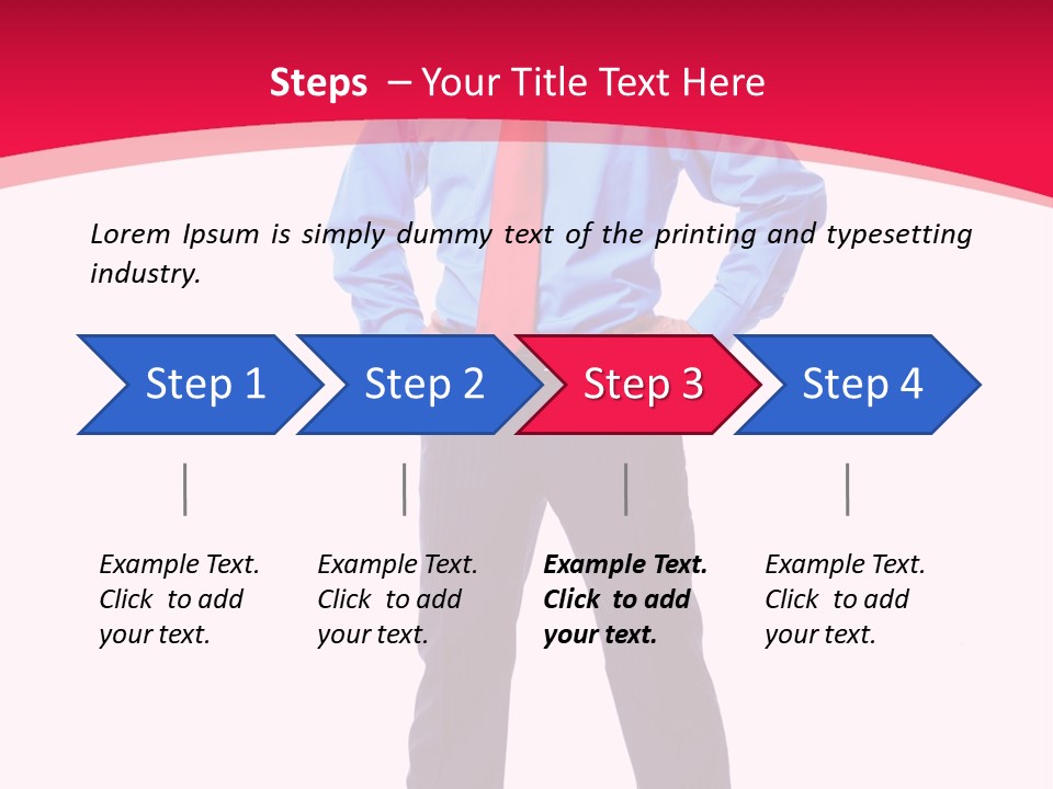Worker Tie Ceo PowerPoint Template