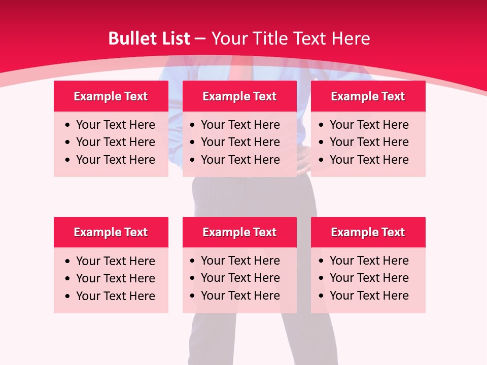 Worker Tie Ceo PowerPoint Template