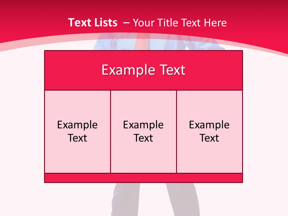 Worker Tie Ceo PowerPoint Template