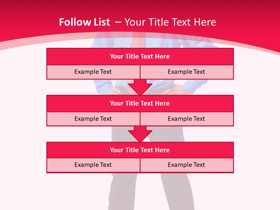 Worker Tie Ceo PowerPoint Template