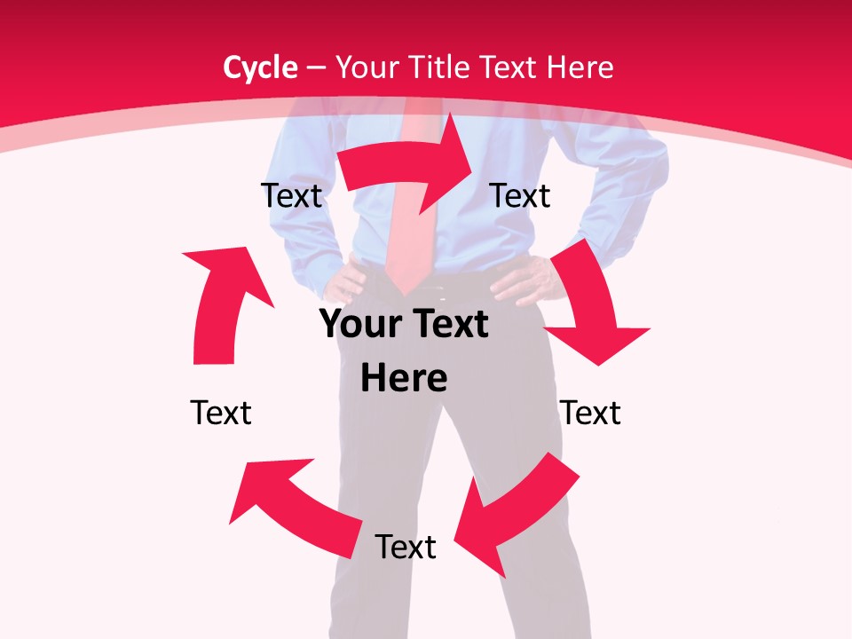 Worker Tie Ceo PowerPoint Template