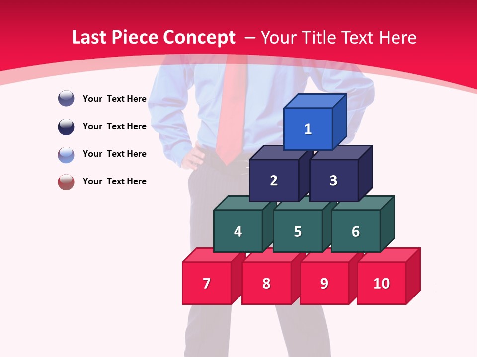 Worker Tie Ceo PowerPoint Template