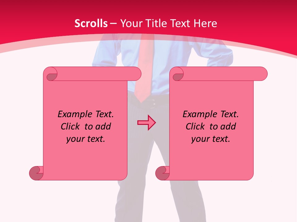 Worker Tie Ceo PowerPoint Template