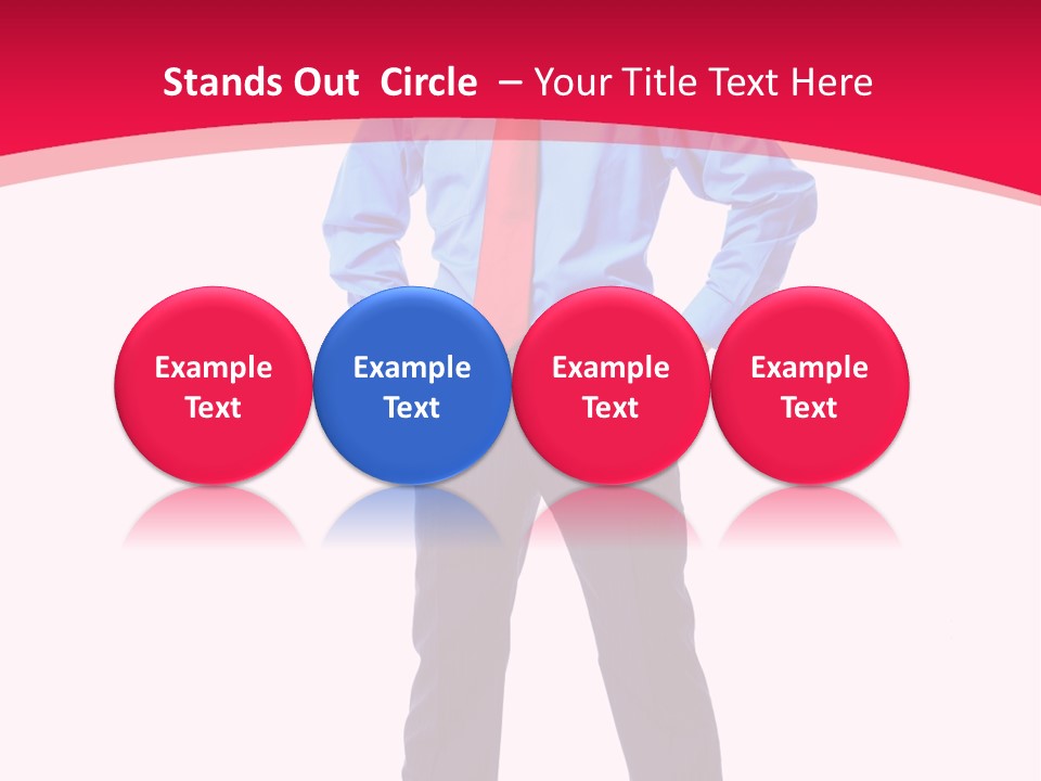 Worker Tie Ceo PowerPoint Template