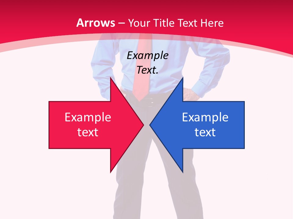 Worker Tie Ceo PowerPoint Template