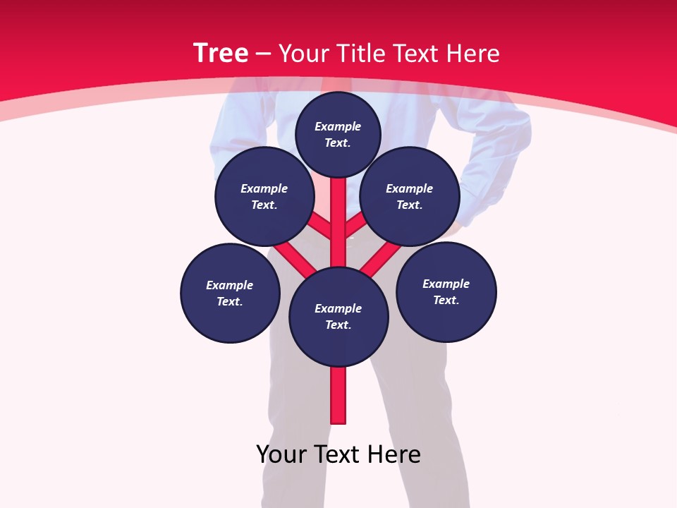 Worker Tie Ceo PowerPoint Template