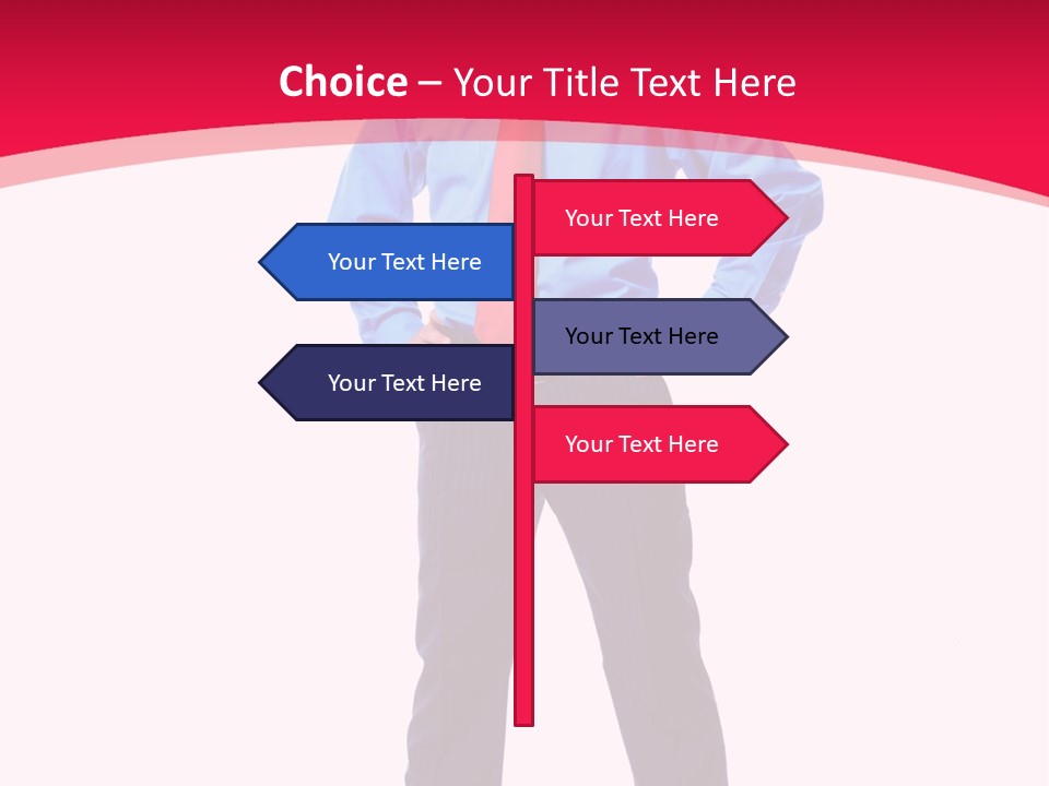 Worker Tie Ceo PowerPoint Template