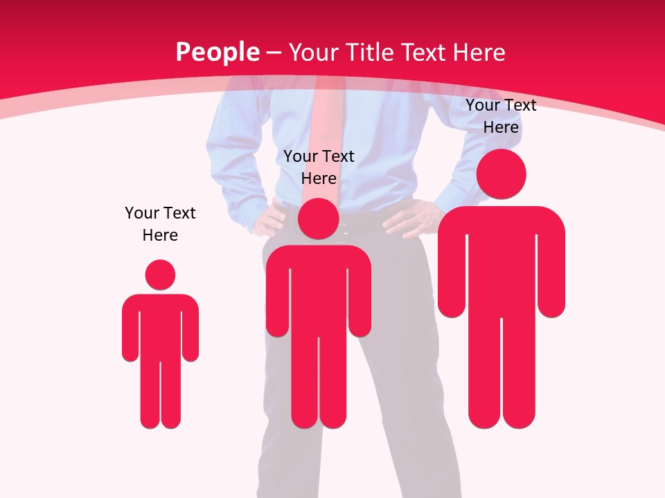 Worker Tie Ceo PowerPoint Template