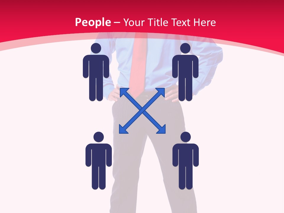 Worker Tie Ceo PowerPoint Template