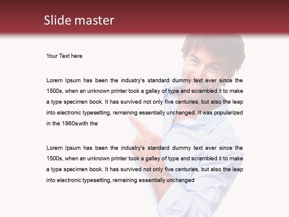 Show People Presenting PowerPoint Template