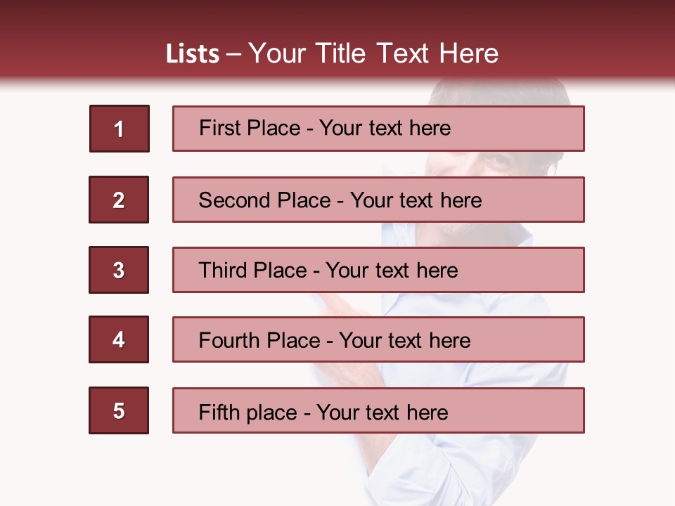 Show People Presenting PowerPoint Template