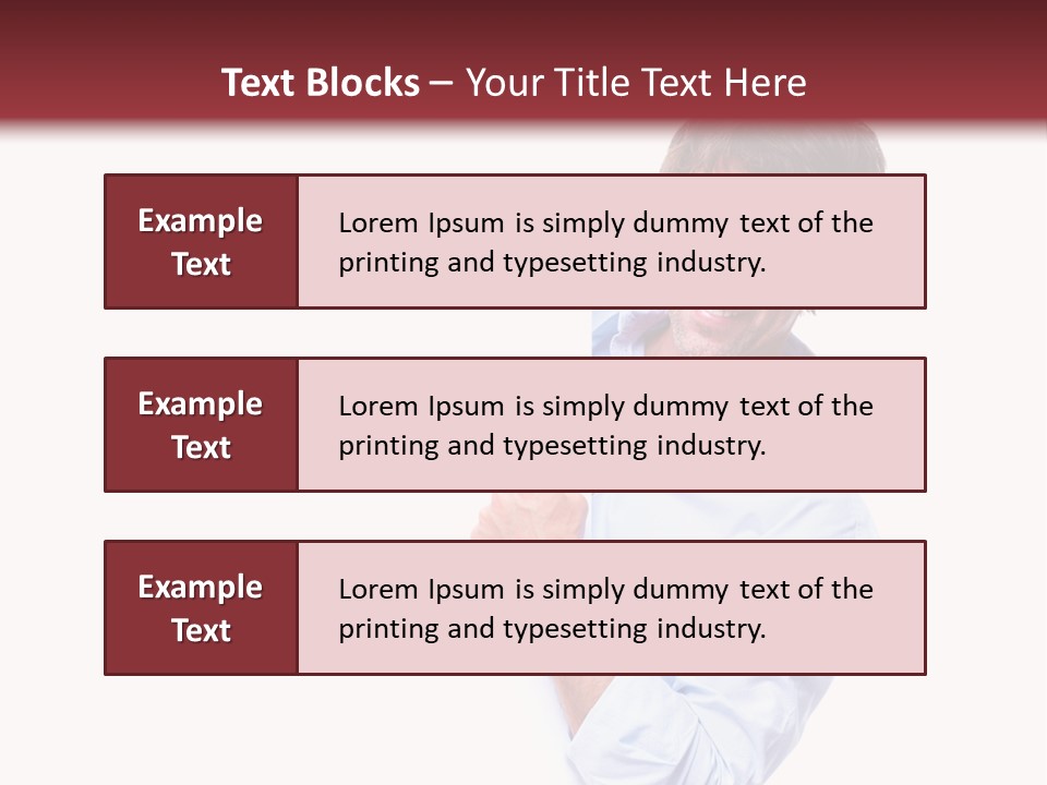 Show People Presenting PowerPoint Template