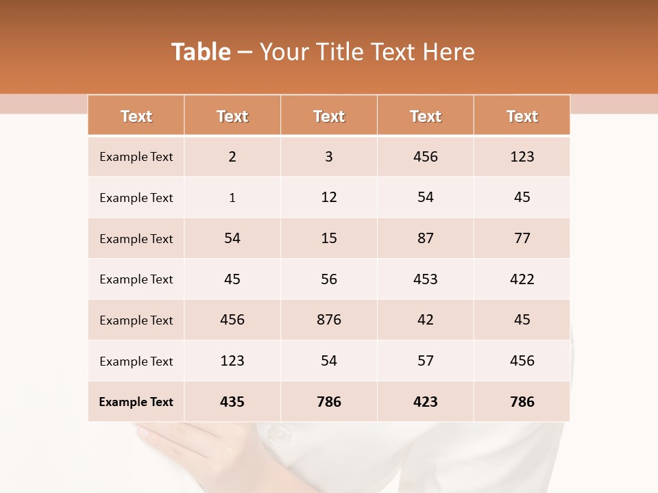 Girl Empty Whiteboard PowerPoint Template