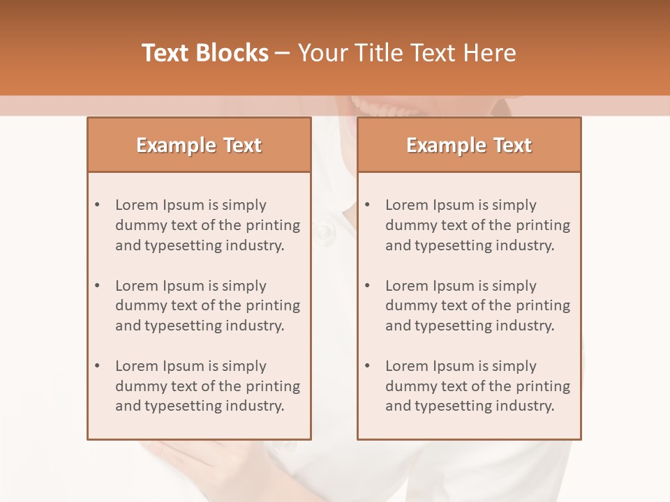 Girl Empty Whiteboard PowerPoint Template