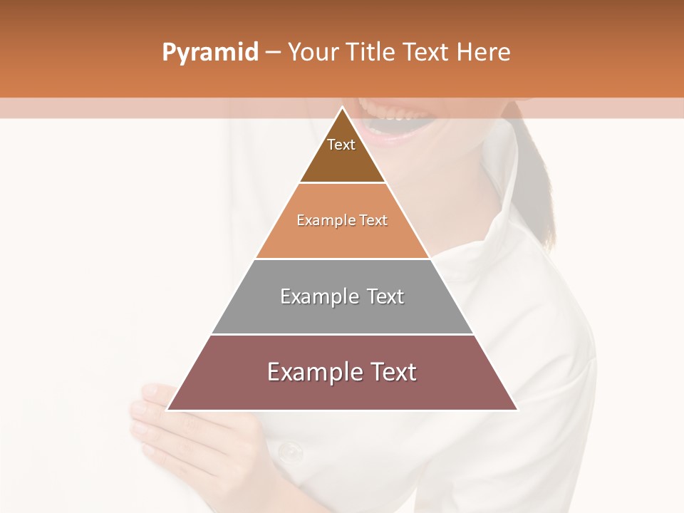 Girl Empty Whiteboard PowerPoint Template