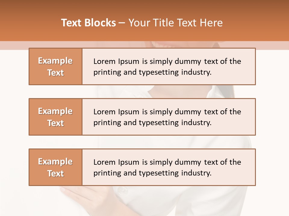 Girl Empty Whiteboard PowerPoint Template