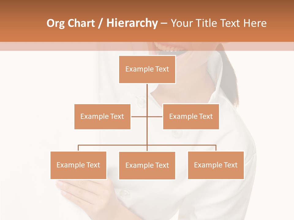 Girl Empty Whiteboard PowerPoint Template