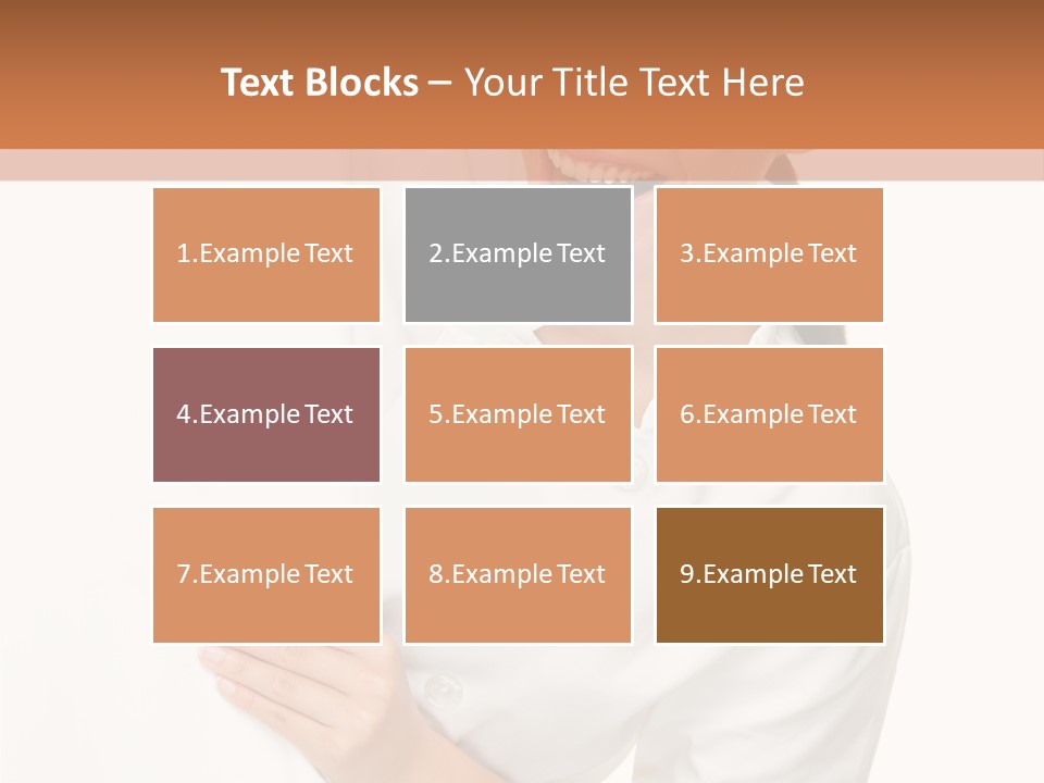 Girl Empty Whiteboard PowerPoint Template