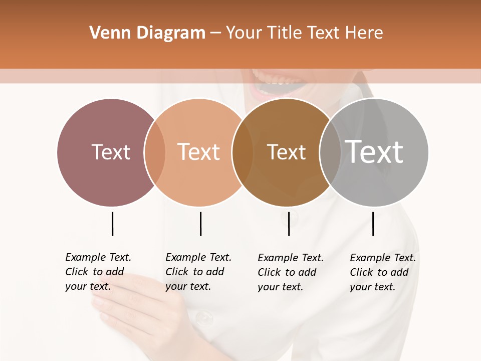 Girl Empty Whiteboard PowerPoint Template