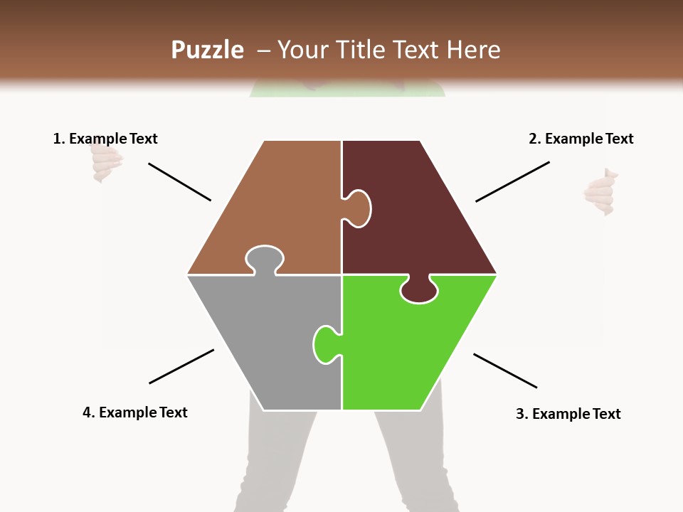 Advertising Hand Female PowerPoint Template