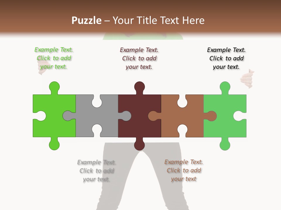 Advertising Hand Female PowerPoint Template