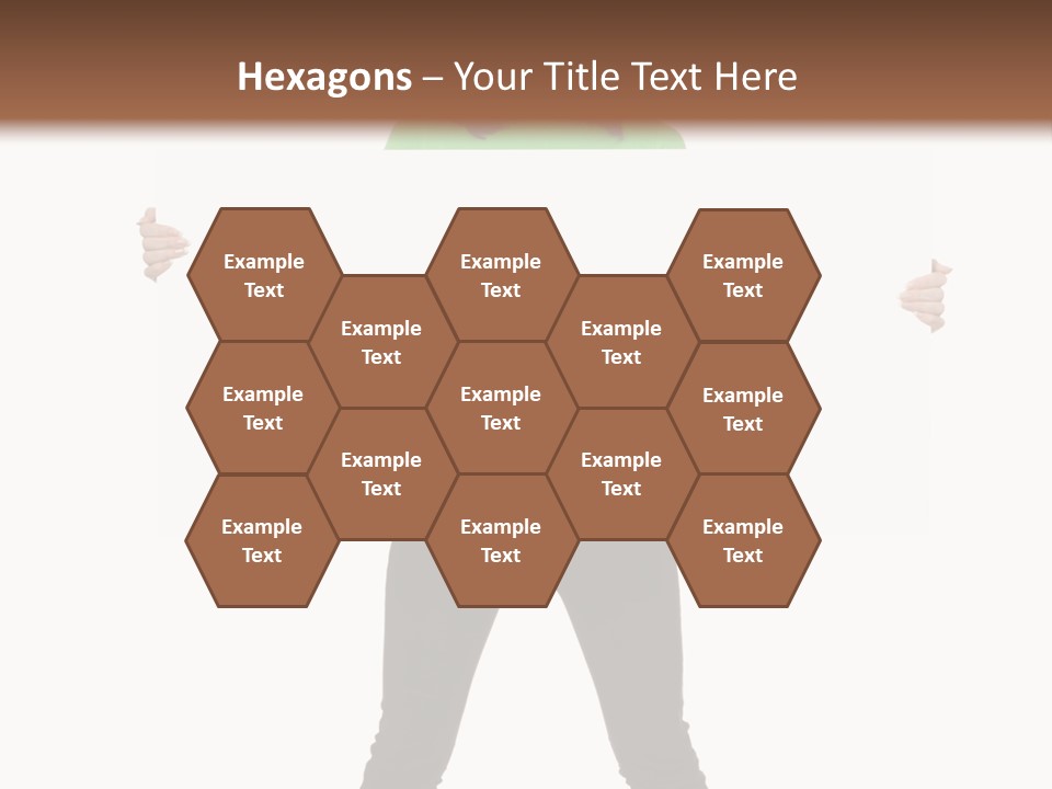 Advertising Hand Female PowerPoint Template