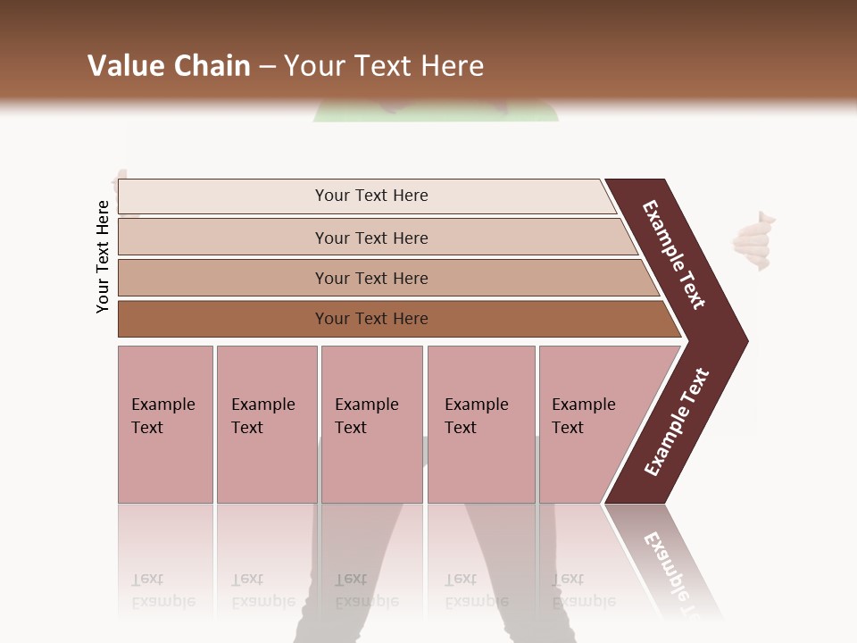 Advertising Hand Female PowerPoint Template