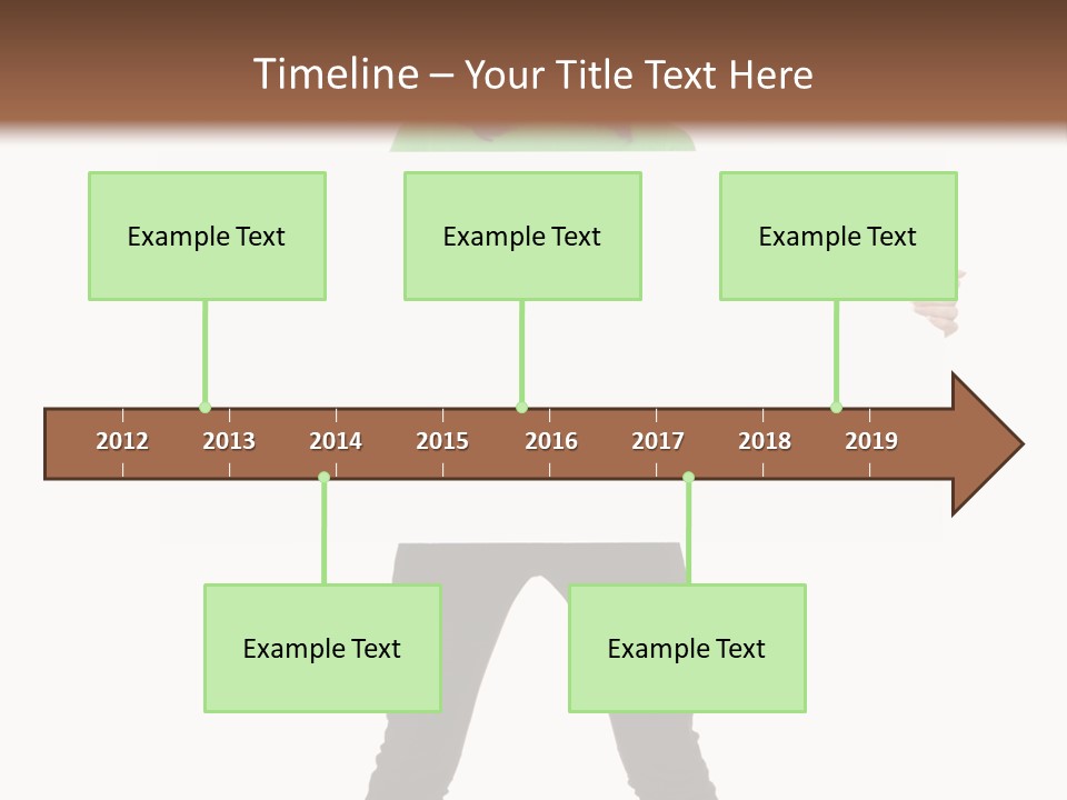 Advertising Hand Female PowerPoint Template