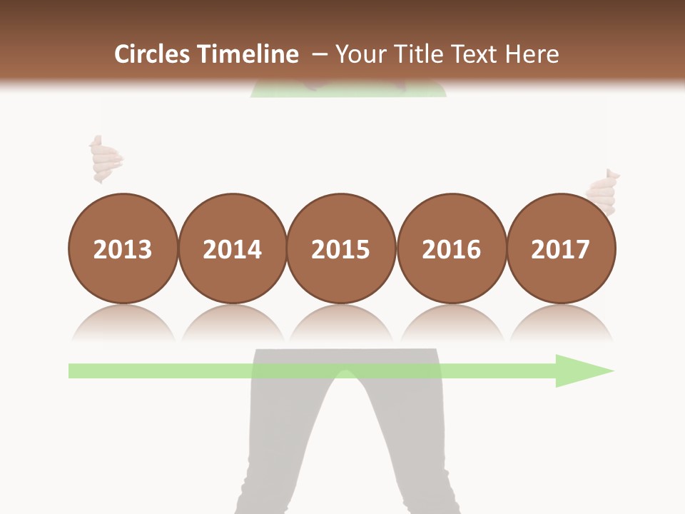 Advertising Hand Female PowerPoint Template