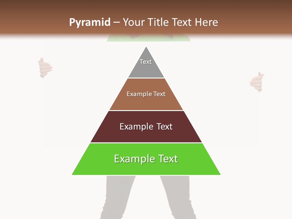 Advertising Hand Female PowerPoint Template