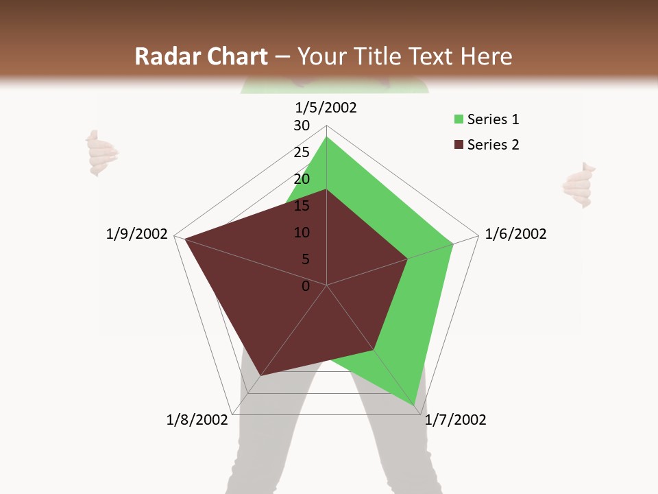 Advertising Hand Female PowerPoint Template