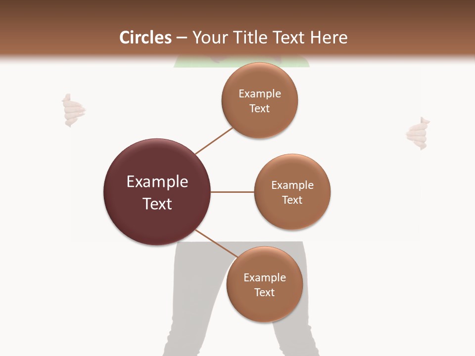 Advertising Hand Female PowerPoint Template