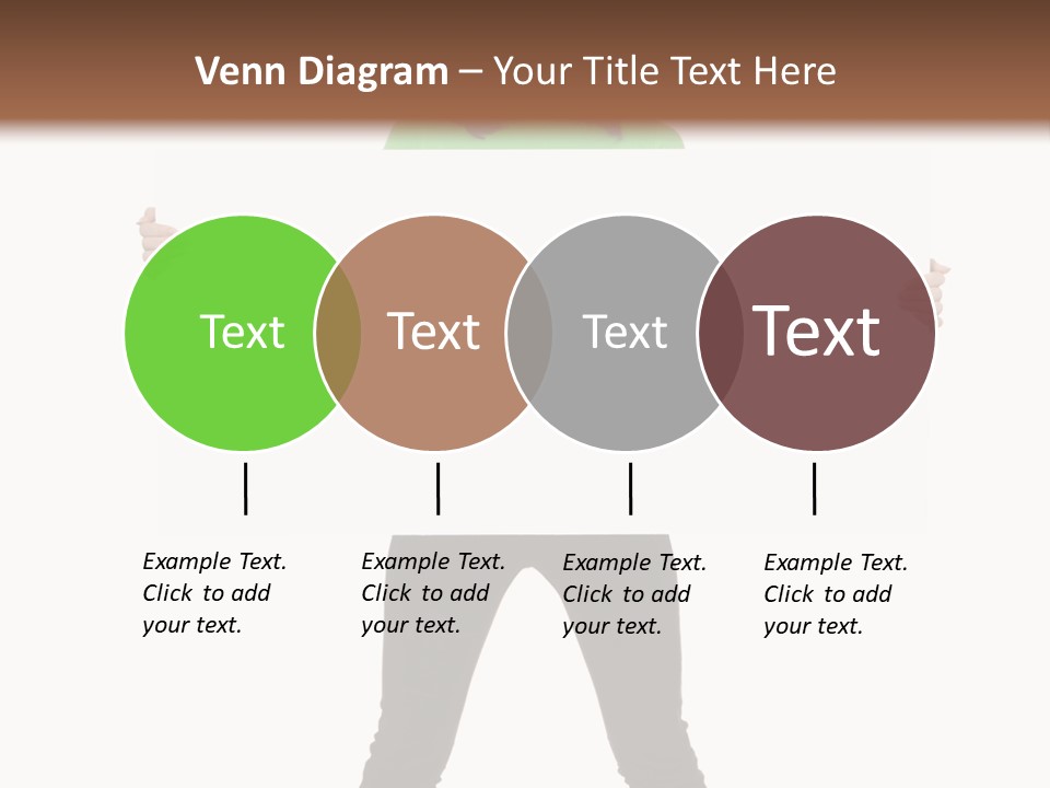 Advertising Hand Female PowerPoint Template