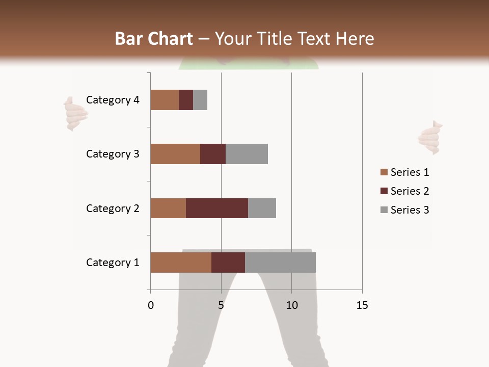 Advertising Hand Female PowerPoint Template