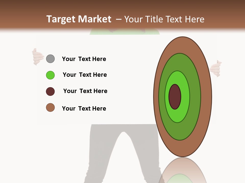 Advertising Hand Female PowerPoint Template