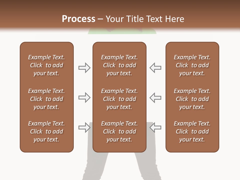 Advertising Hand Female PowerPoint Template
