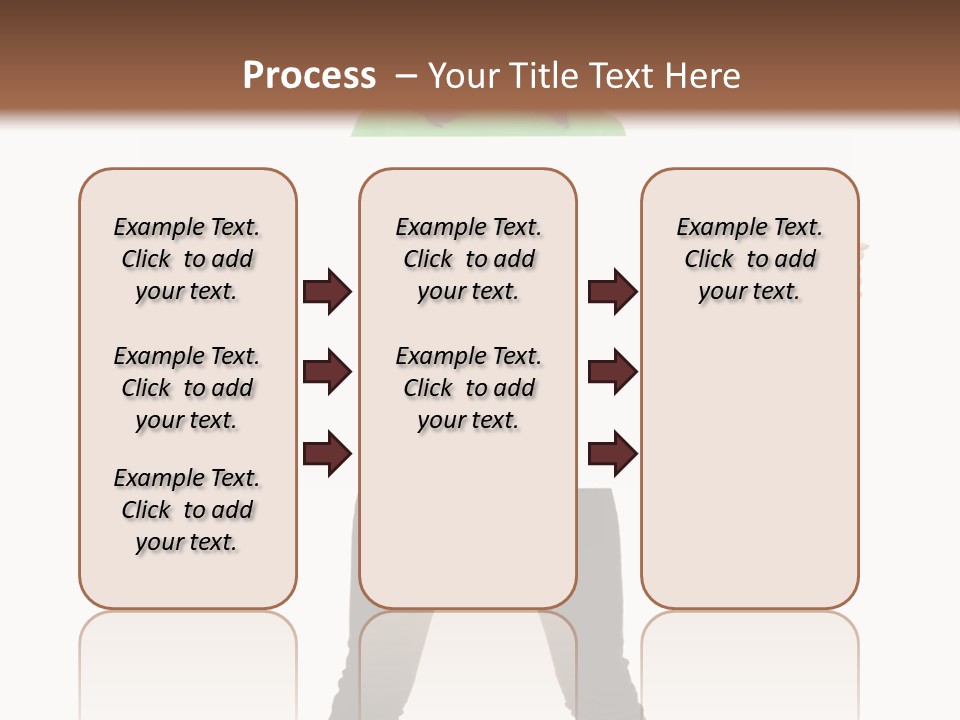 Advertising Hand Female PowerPoint Template
