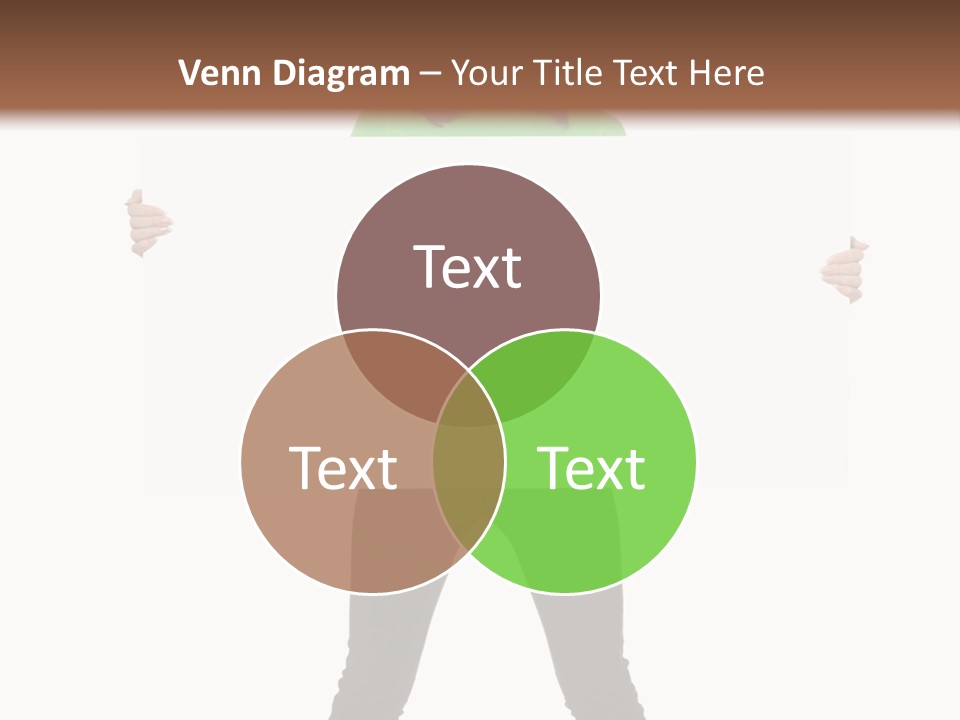 Advertising Hand Female PowerPoint Template