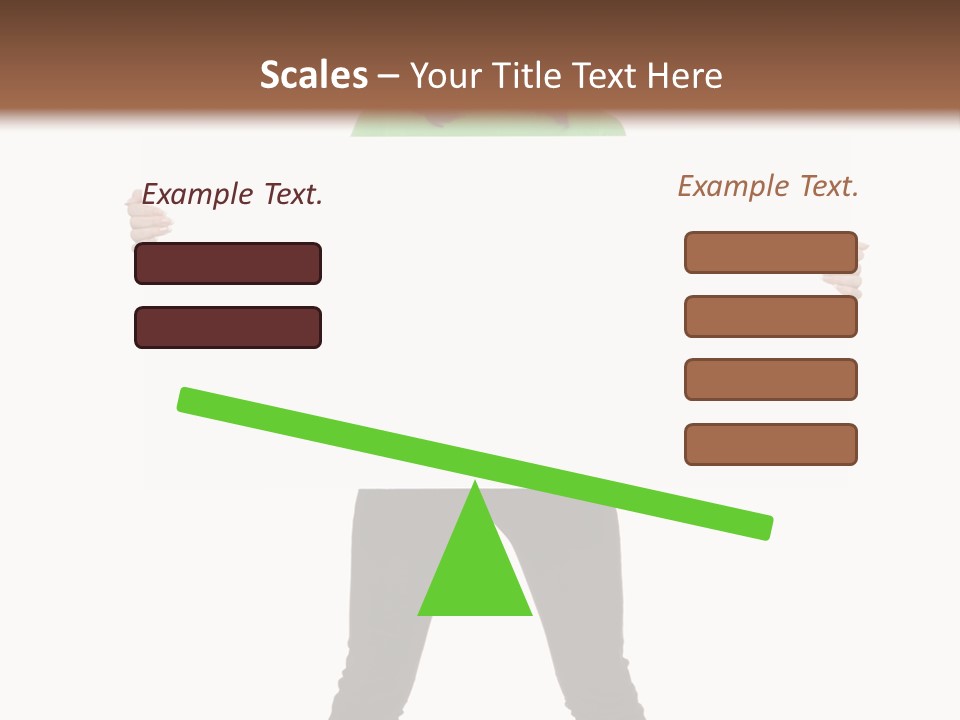 Advertising Hand Female PowerPoint Template