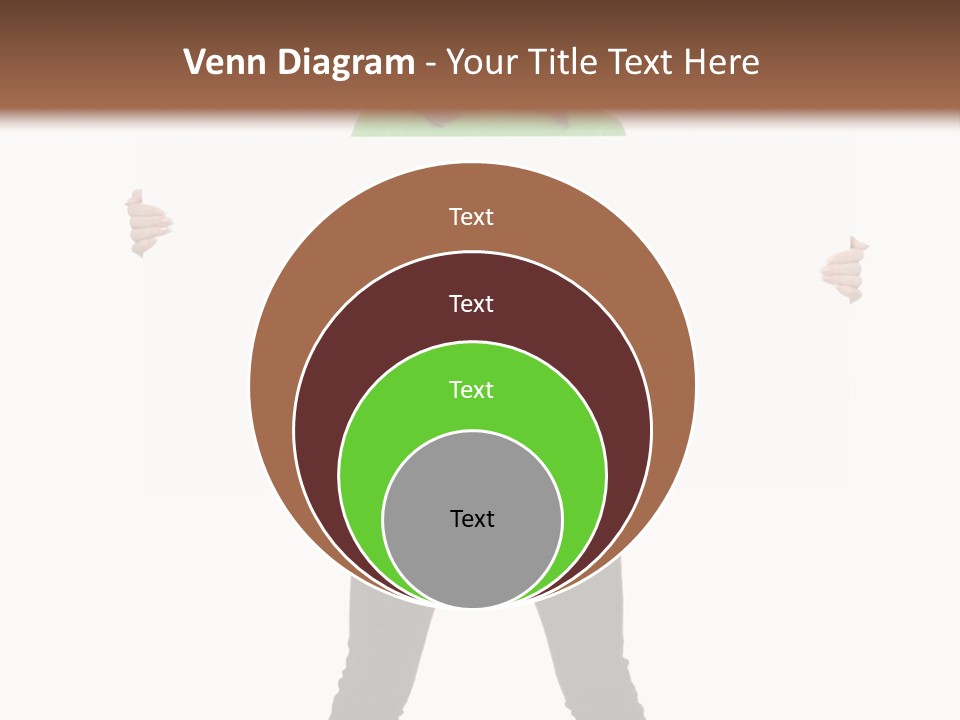 Advertising Hand Female PowerPoint Template