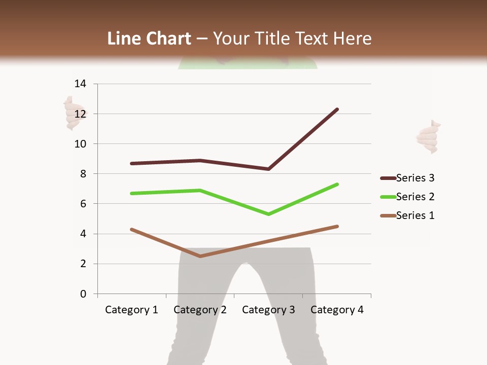 Advertising Hand Female PowerPoint Template