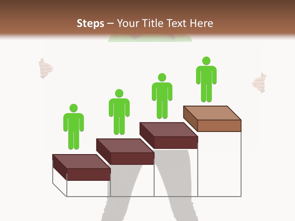 Advertising Hand Female PowerPoint Template