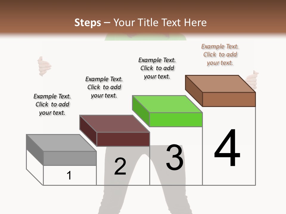 Advertising Hand Female PowerPoint Template