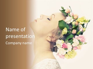 Elegance Woman Wellness PowerPoint Template