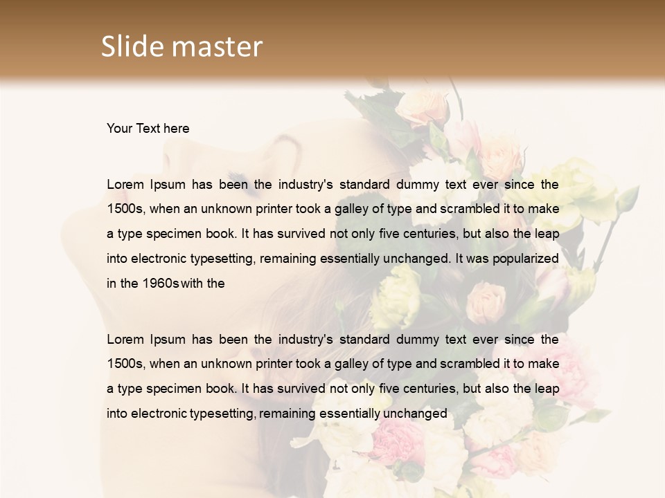 Elegance Woman Wellness PowerPoint Template