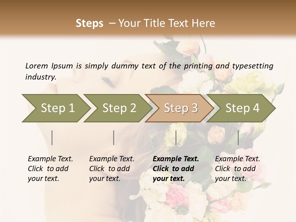 Elegance Woman Wellness PowerPoint Template
