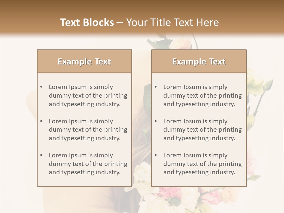 Elegance Woman Wellness PowerPoint Template